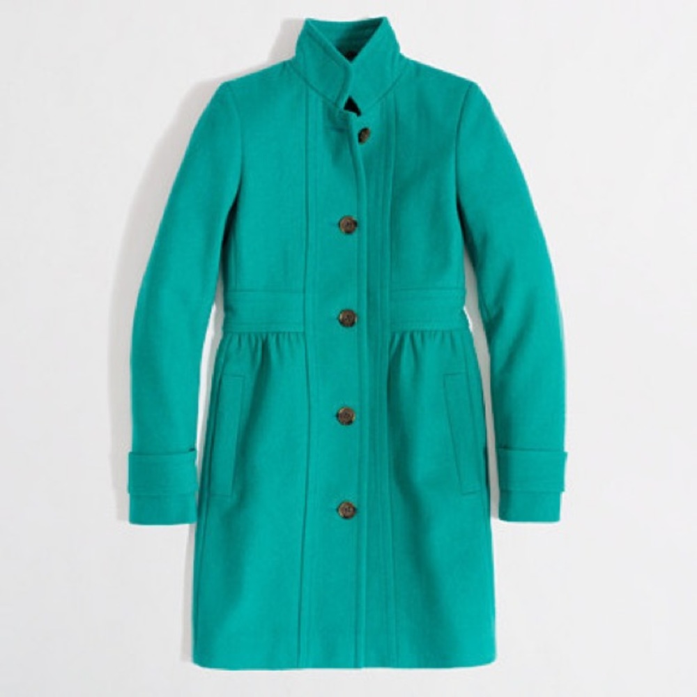 J. Crew skirted dress coat